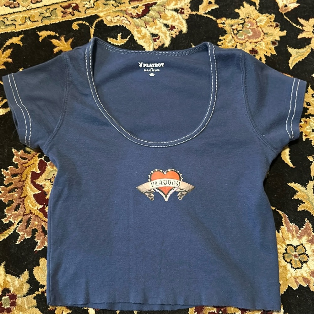 Playboy cropped tee!